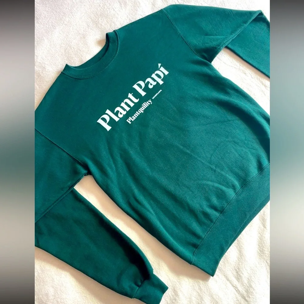 NEW Hanes crewneck Plant Papi sweatshirt from Plantquility Unisex SzXXL - Picture 1 of 6